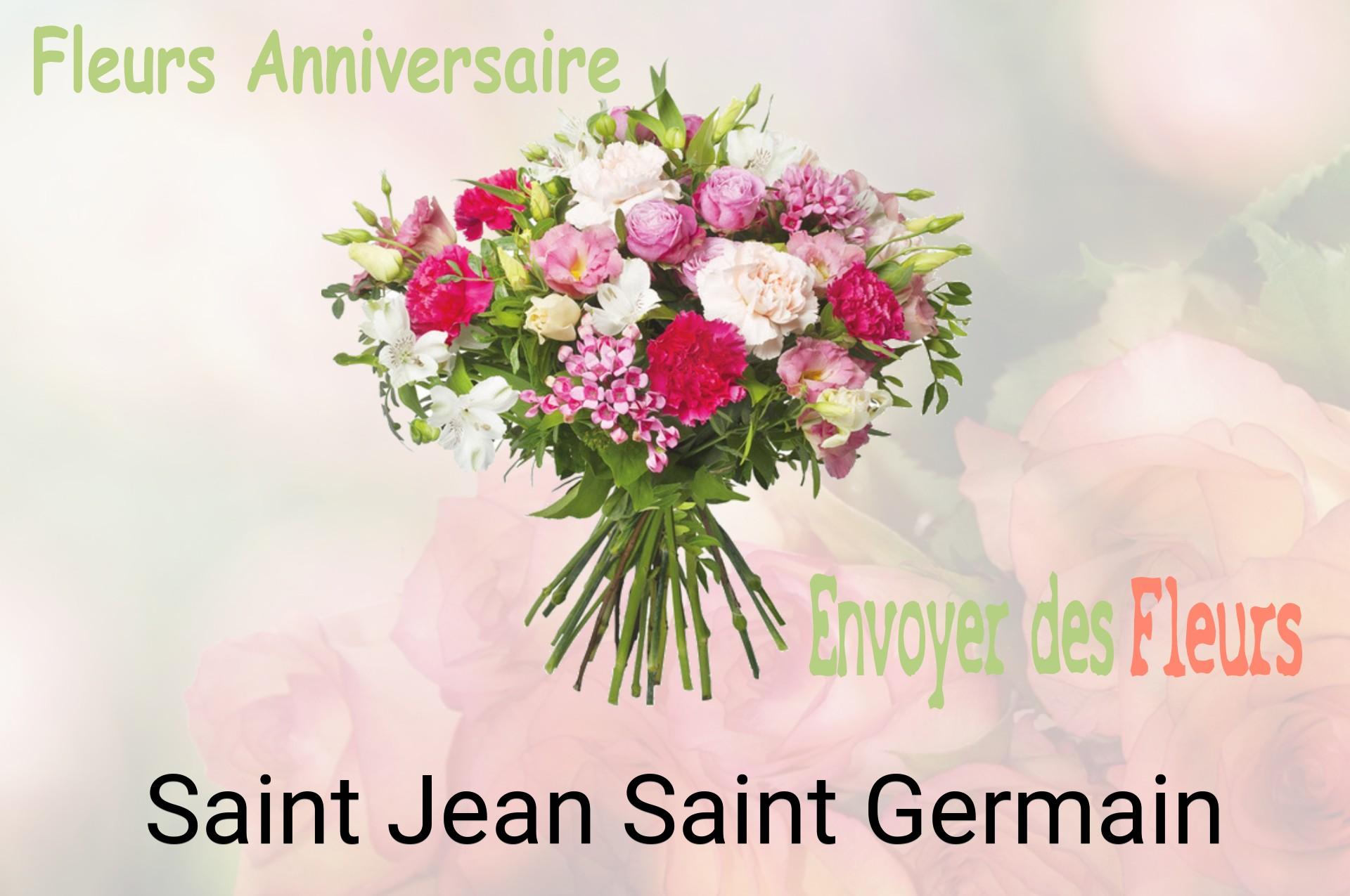 Bouquet de fleurs d’anniversaire livré à Saint-Jean-Saint-Germain